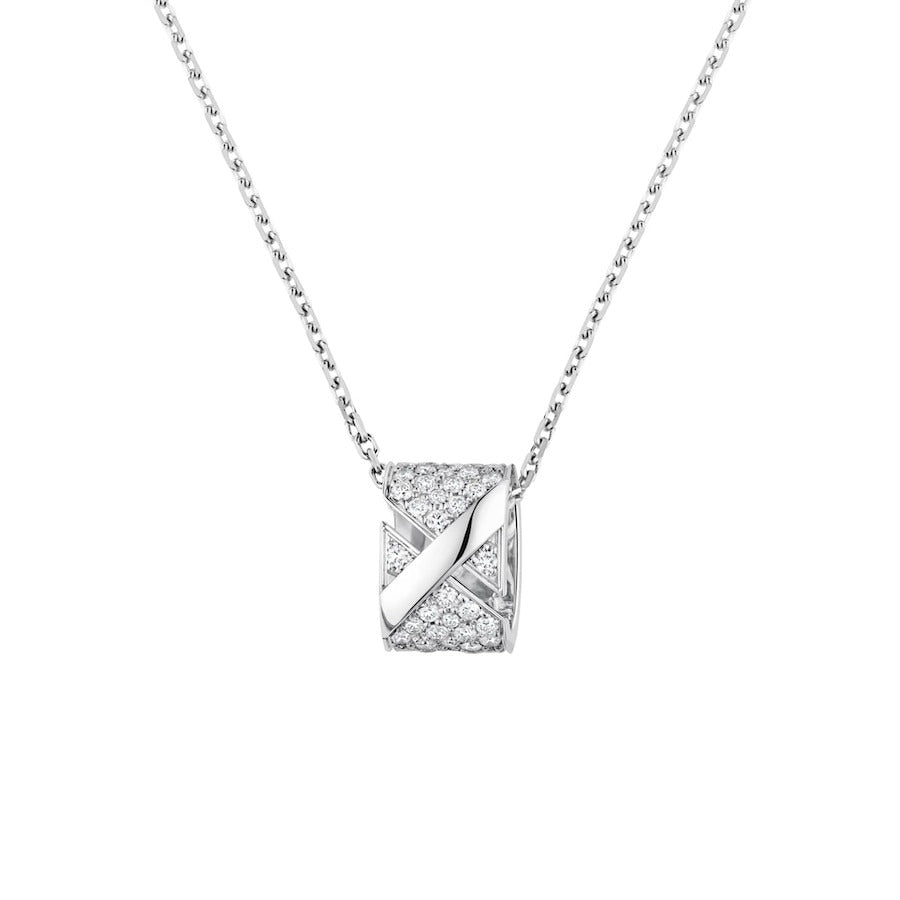 Chaumet Liens Evidence Cubic Zirconia Paved Necklace