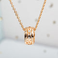 Bvlgari Parentesi Necklace Pink Gold