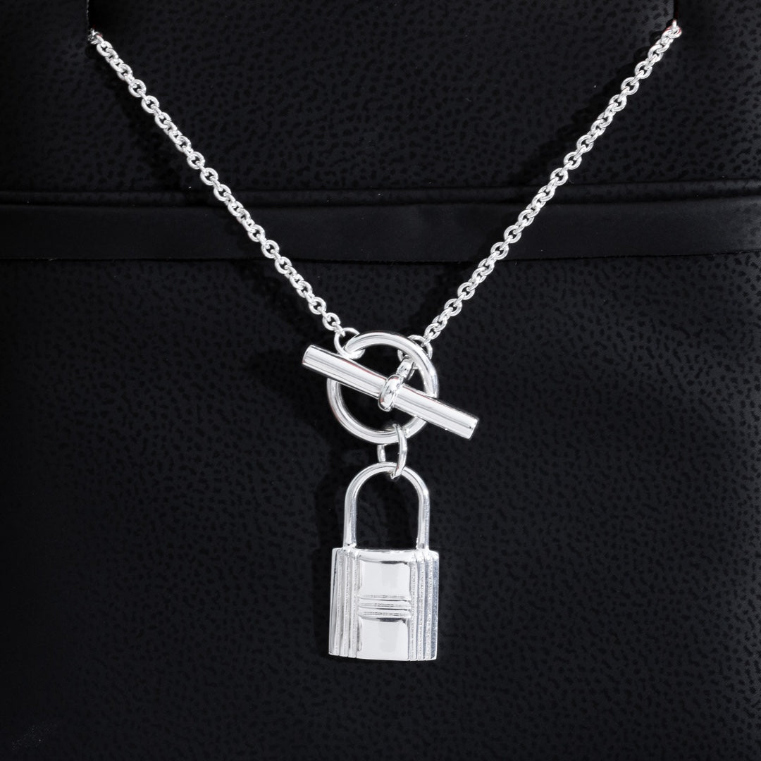 Hermes Kelly Pendant Silver