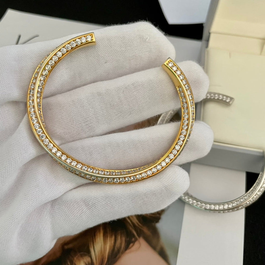 Chopard Edwige Twisted Cubic Zirconia Bracelet
