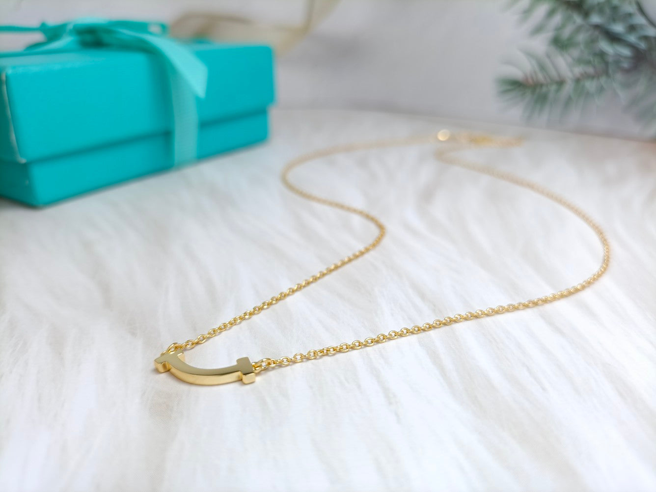 Tiffany Mini Smile Pendant Necklace