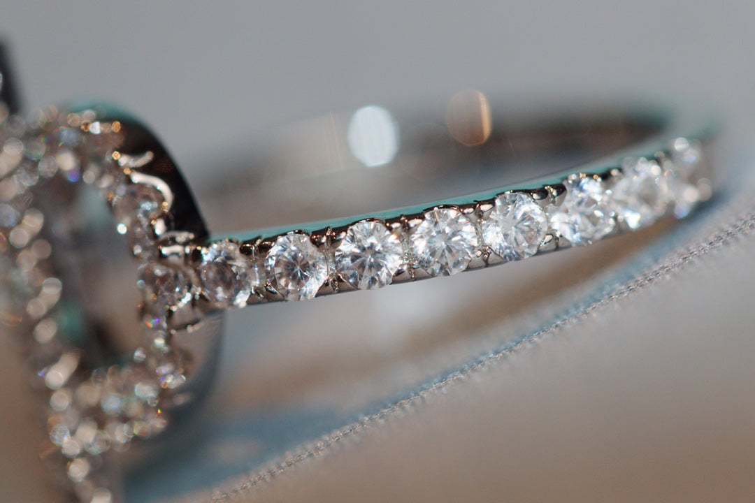 Hermes Echappee Silver Cubic Zirconia Ring