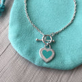 Tiffany Love Heart Blue Bracelet