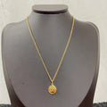 Dior CD Pendant Gold Necklace