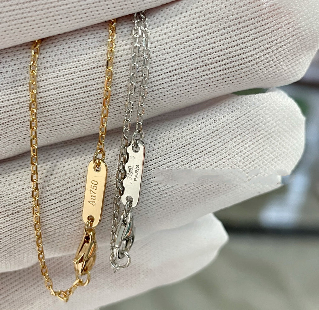 Hermes Echapee Necklace Cubic Zirconia