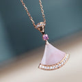 Bvlgari Dream Necklace Pink MOP Cubic Zirconia