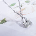 Hermes Amulette Constance Pendant Silver Necklace