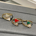 Bvlgari Dream Ring Pink Gold Cubic Zirconia