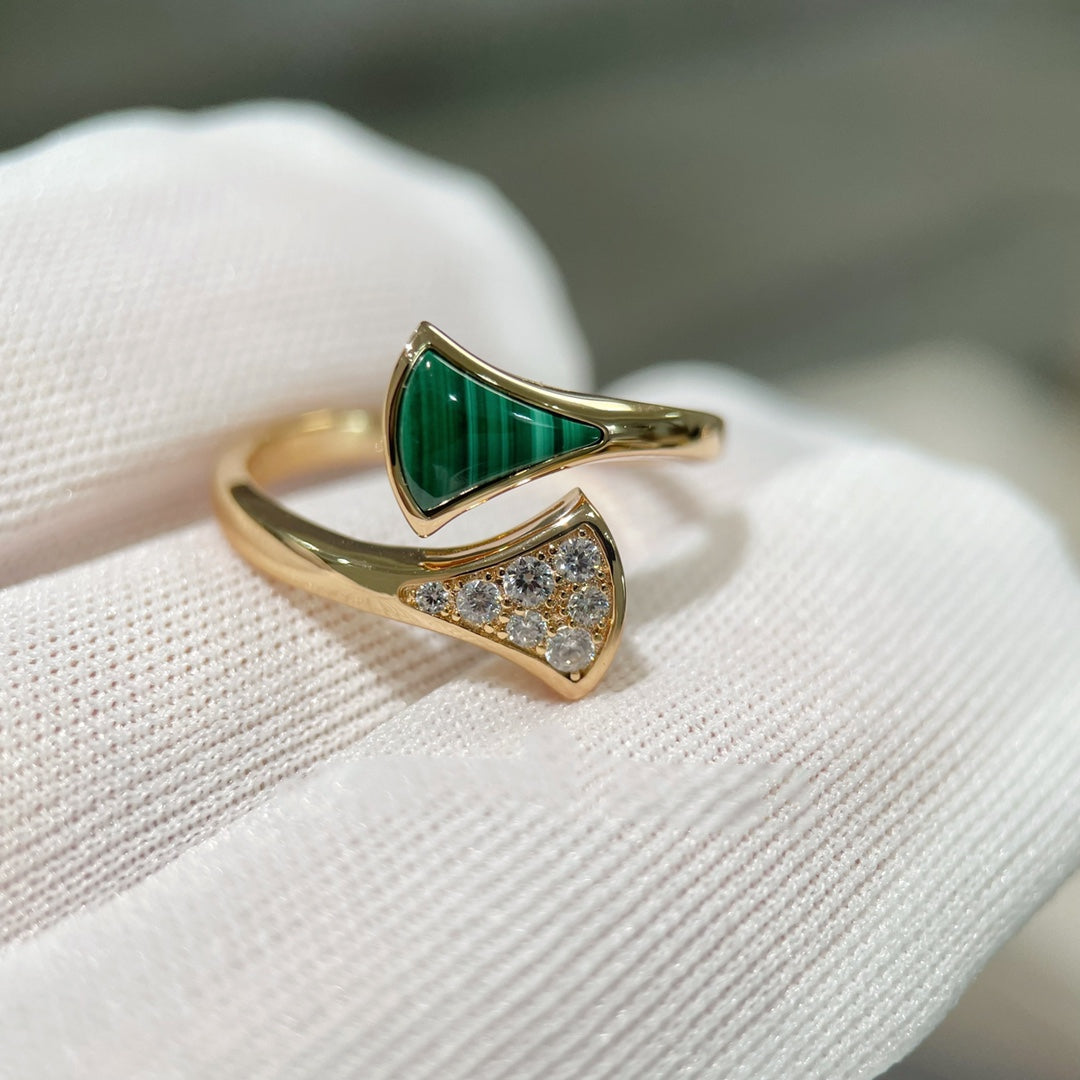 Bvlgari Dream Ring Pink Gold Cubic Zirconia