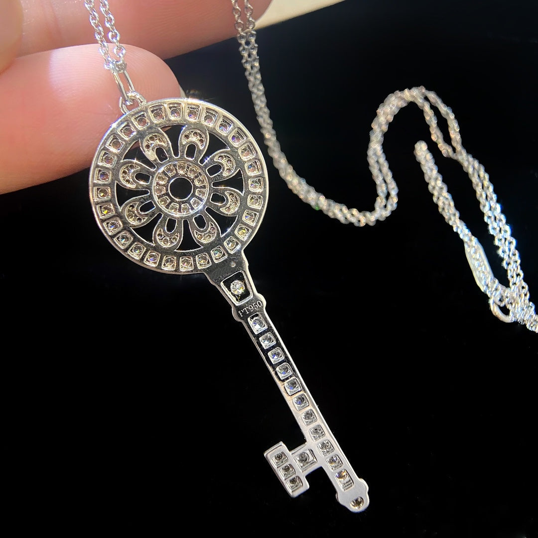 Tiffany Petal Key Pendant