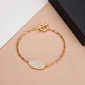 Hermes Chaine Verso Cubic Zirconia Bracelet