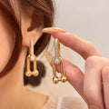 Tiffany Hardwear Drop Cubic Zirconia Earrings