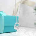 Tiffany Snail Pendant Silver Necklace