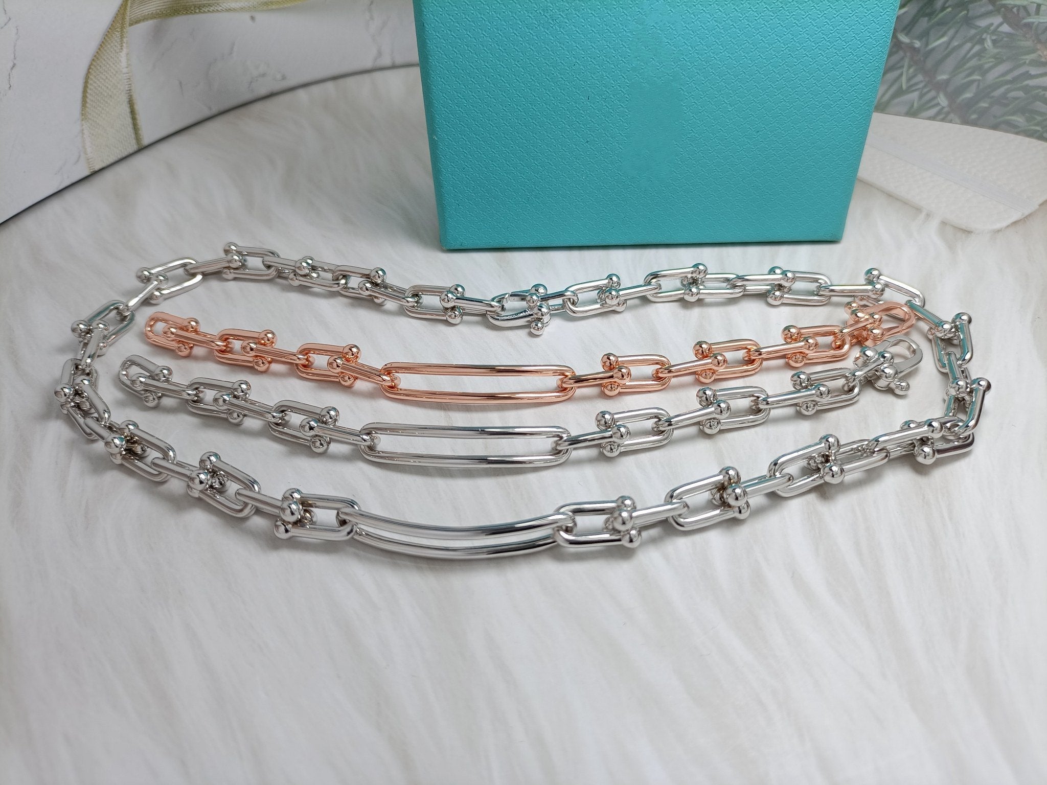 Tiffany Hardwear Long Chain Bracelet