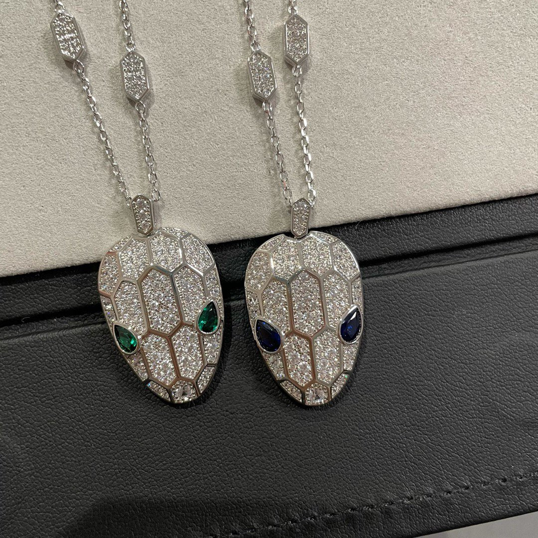 Bvlgari Serpenti Pendant Cubic Zirconia Necklace - 55221