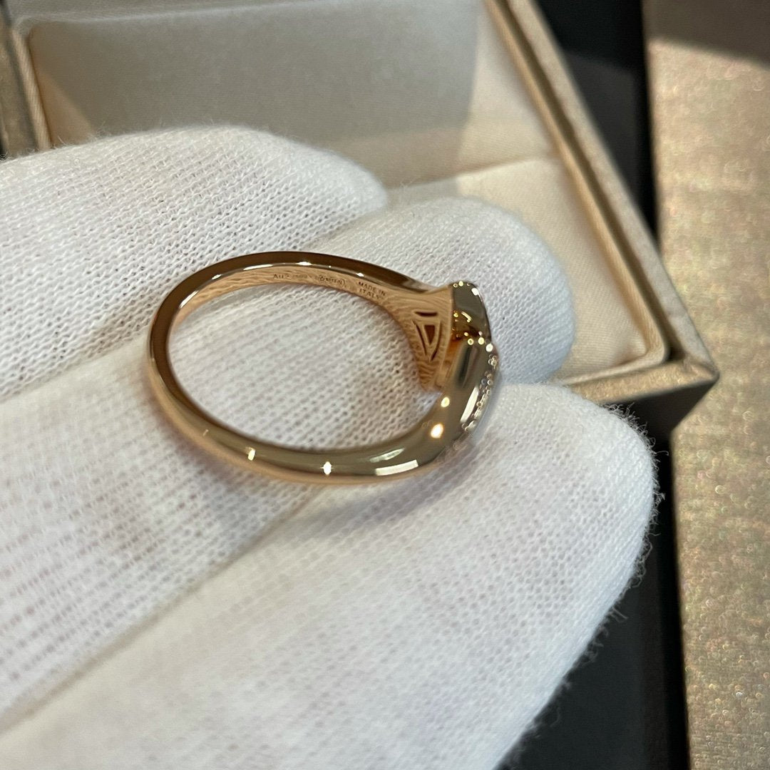 Bvlgari Dream MOP Cubic Zirconia Open Ring