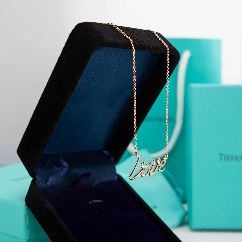 Tiffany Paloma S Graffiti Love Necklace