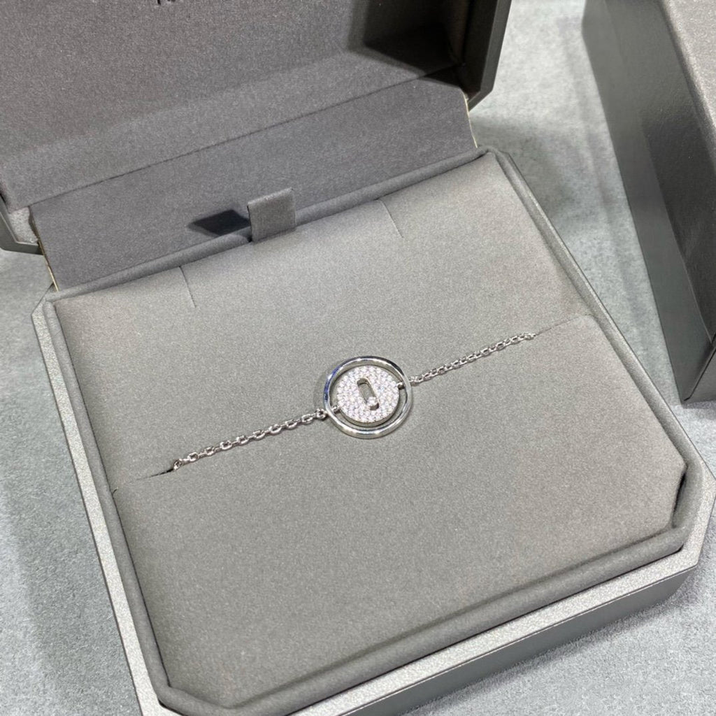 Messika Lucky Move Cubic Zirconia Paved Bracelet
