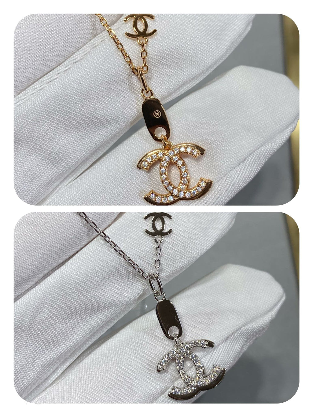 Chanel Cubic Zirconia Necklace