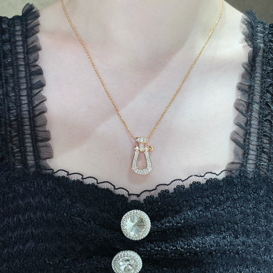 Dior Force 10 Large Model Cubic Zirconia Neckalce