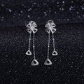 Bvlgari Fiorever Silver Cubic Zirconia Drop Earrings