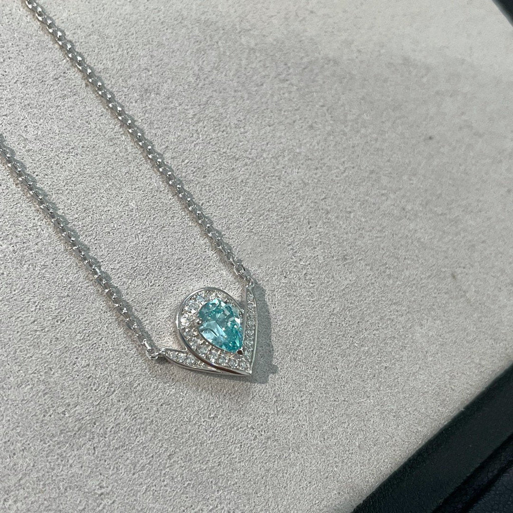 Chaumet Josephine Blue Cubic Zirconia Silver Necklace