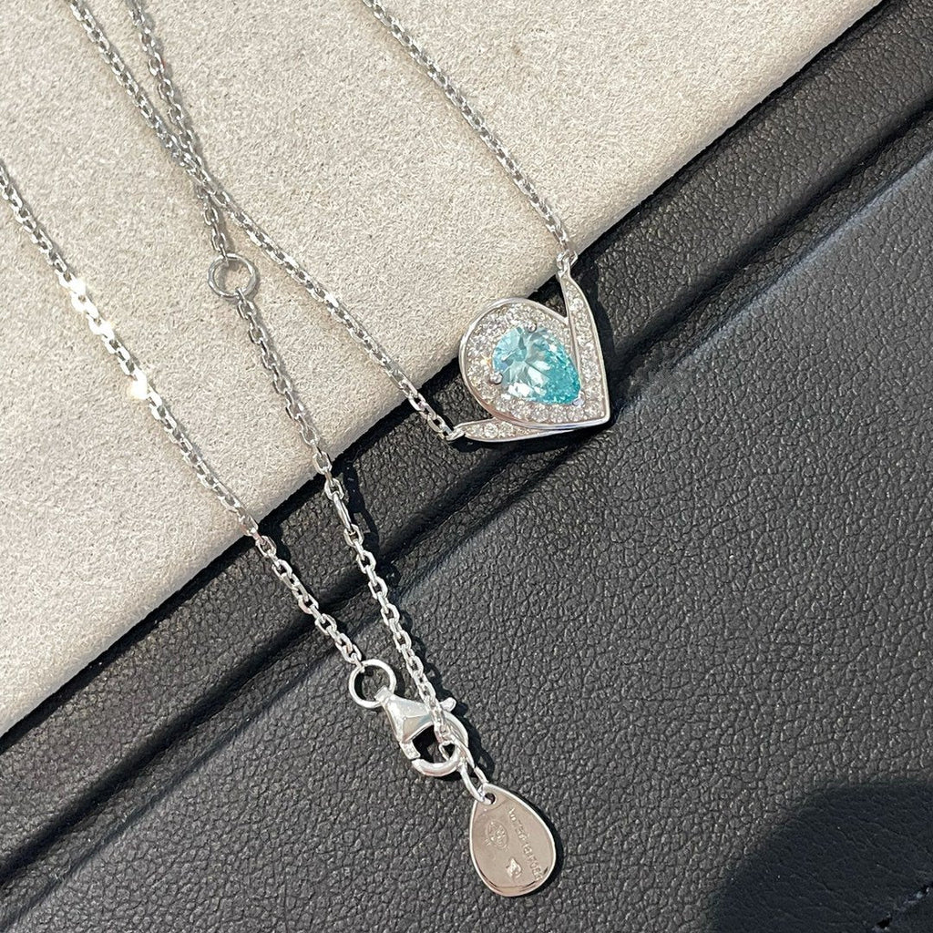 Chaumet Josephine Blue Cubic Zirconia Silver Necklace