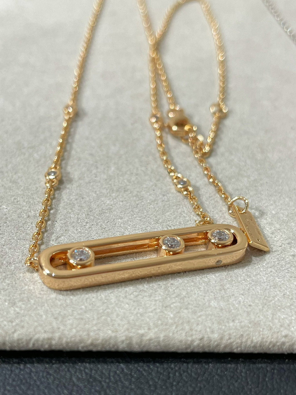 Messika Move 3 Cubic Zirconia Necklace