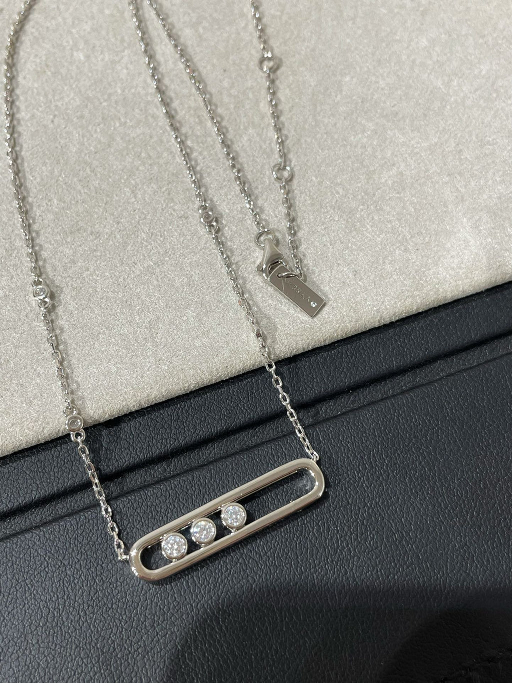 Messika Move 3 Cubic Zirconia Necklace