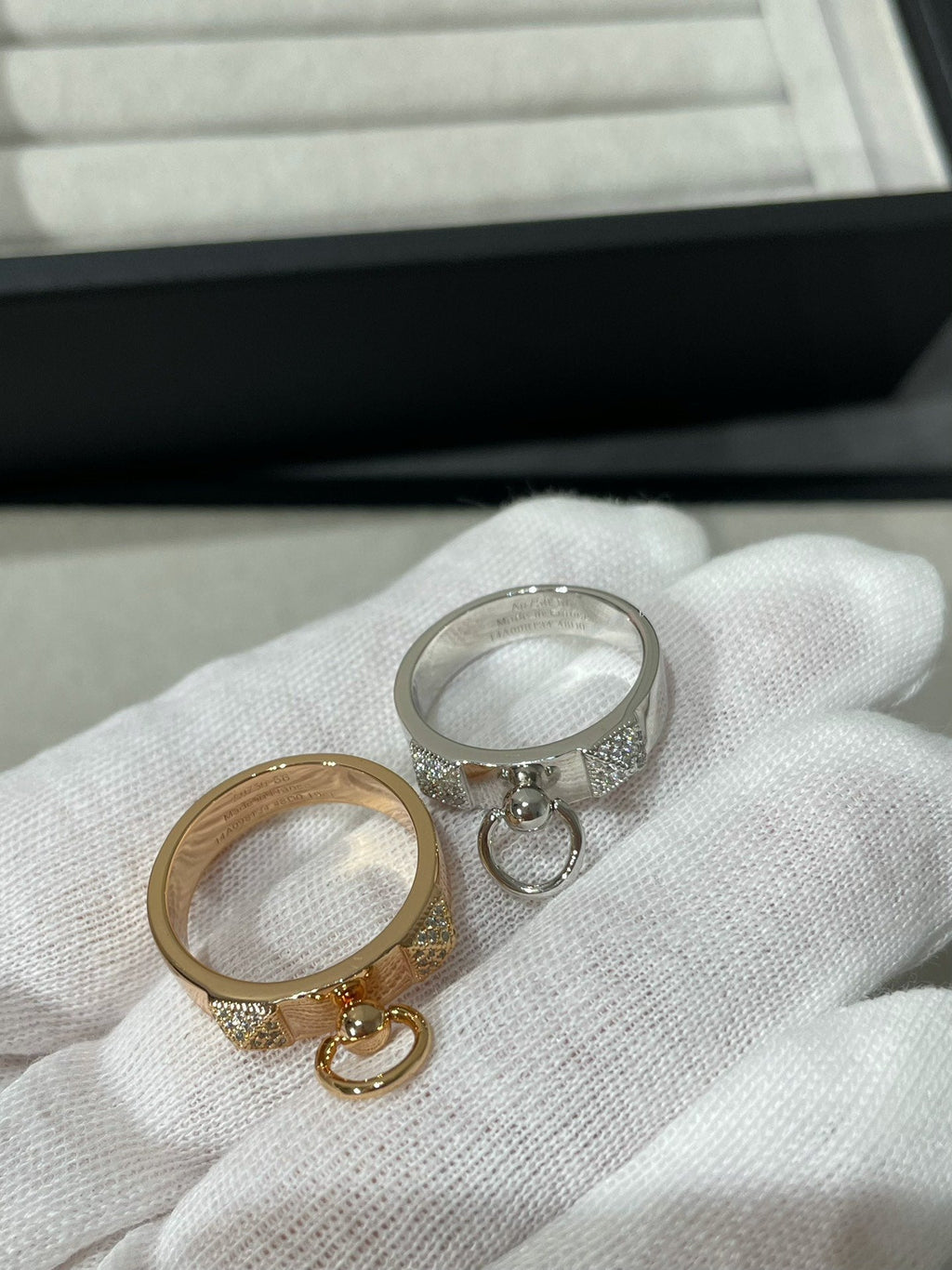 Hermes Cdc Cubic Zirconia Small Ring