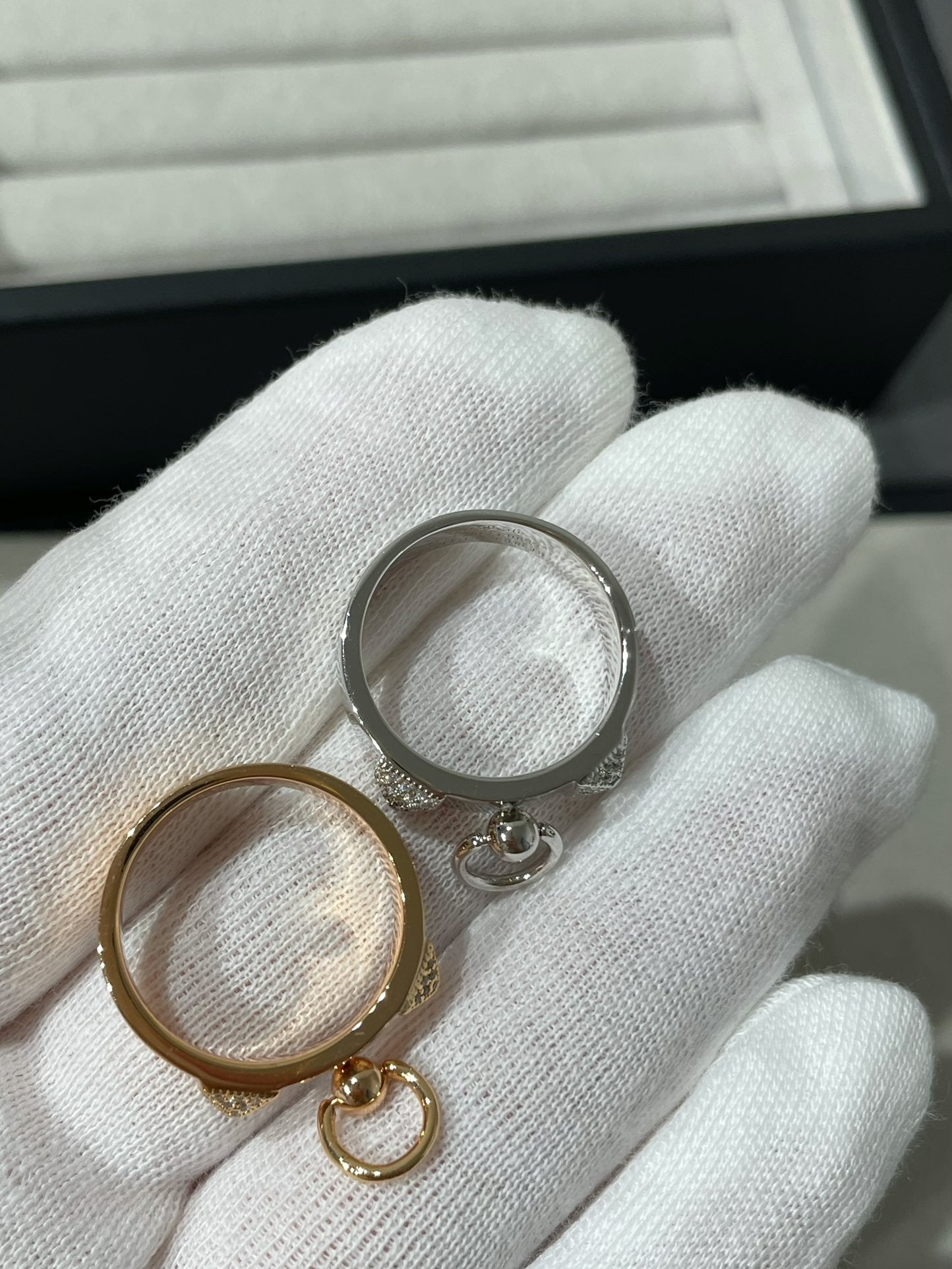Hermes Cdc Cubic Zirconia Small Ring