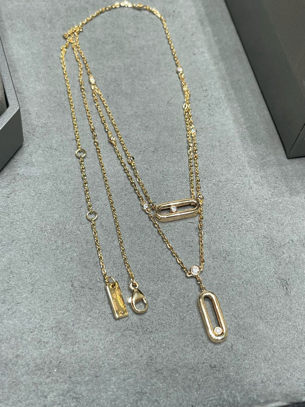 Messika Move Uno 2 Row Cubic Zirconia Necklace