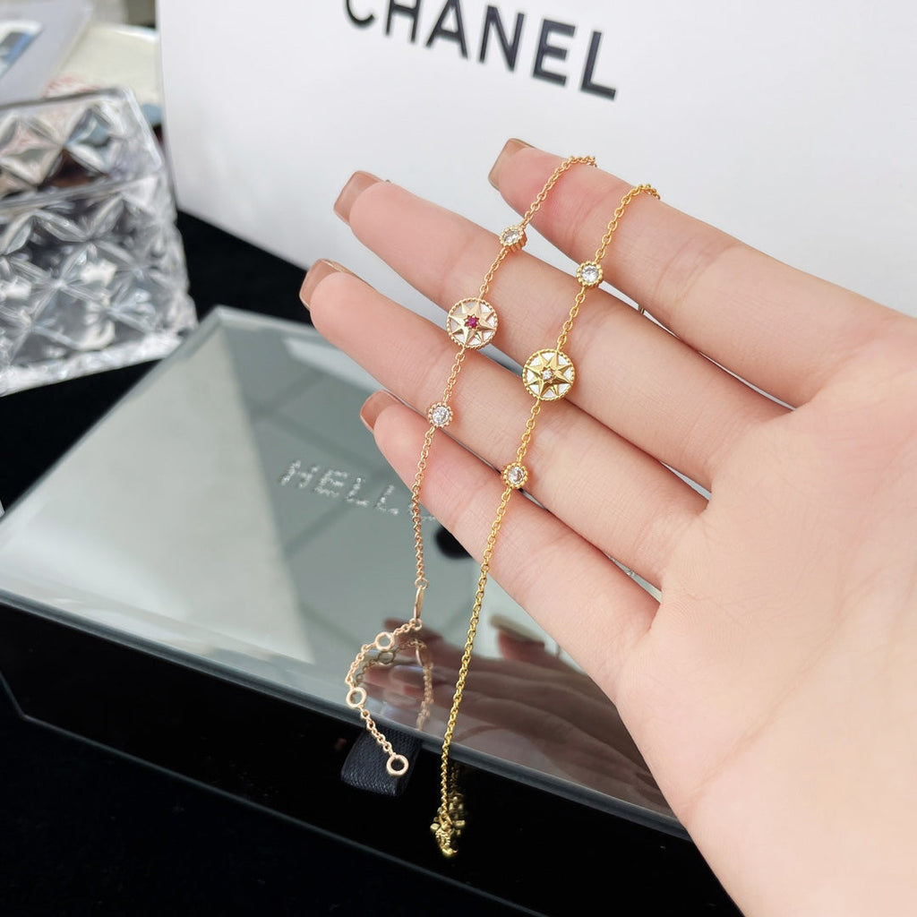 Dior Lucky Star 1 Motif 2 Cubic Zirconia Bracelet