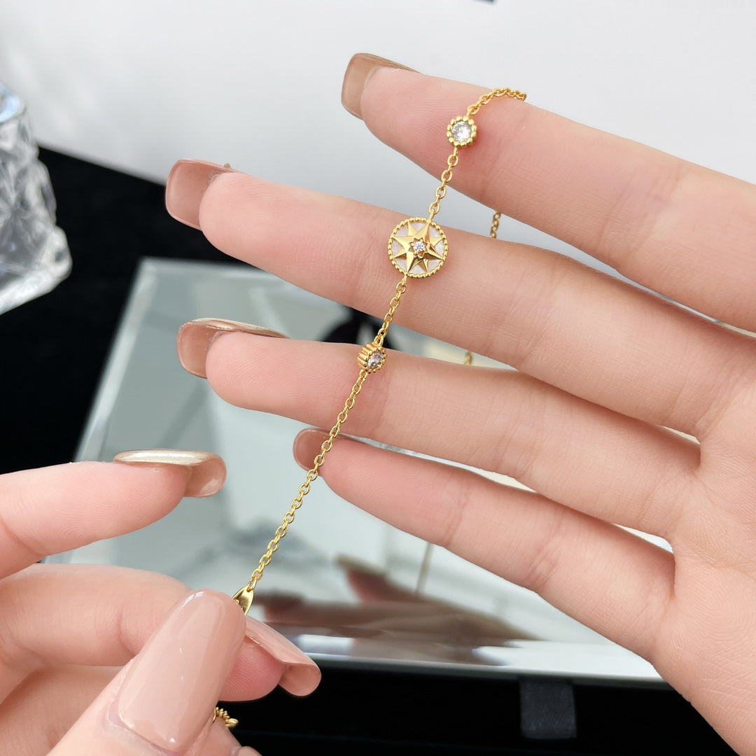 Dior Lucky Star 1 Motif 2 Cubic Zirconia Bracelet