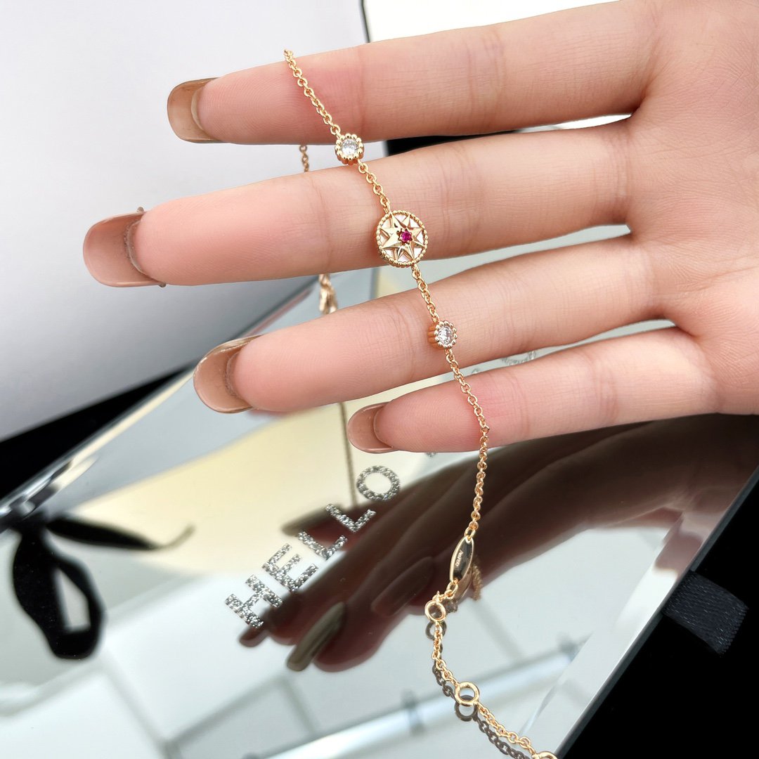 Dior Lucky Star 1 Motif 2 Cubic Zirconia Bracelet