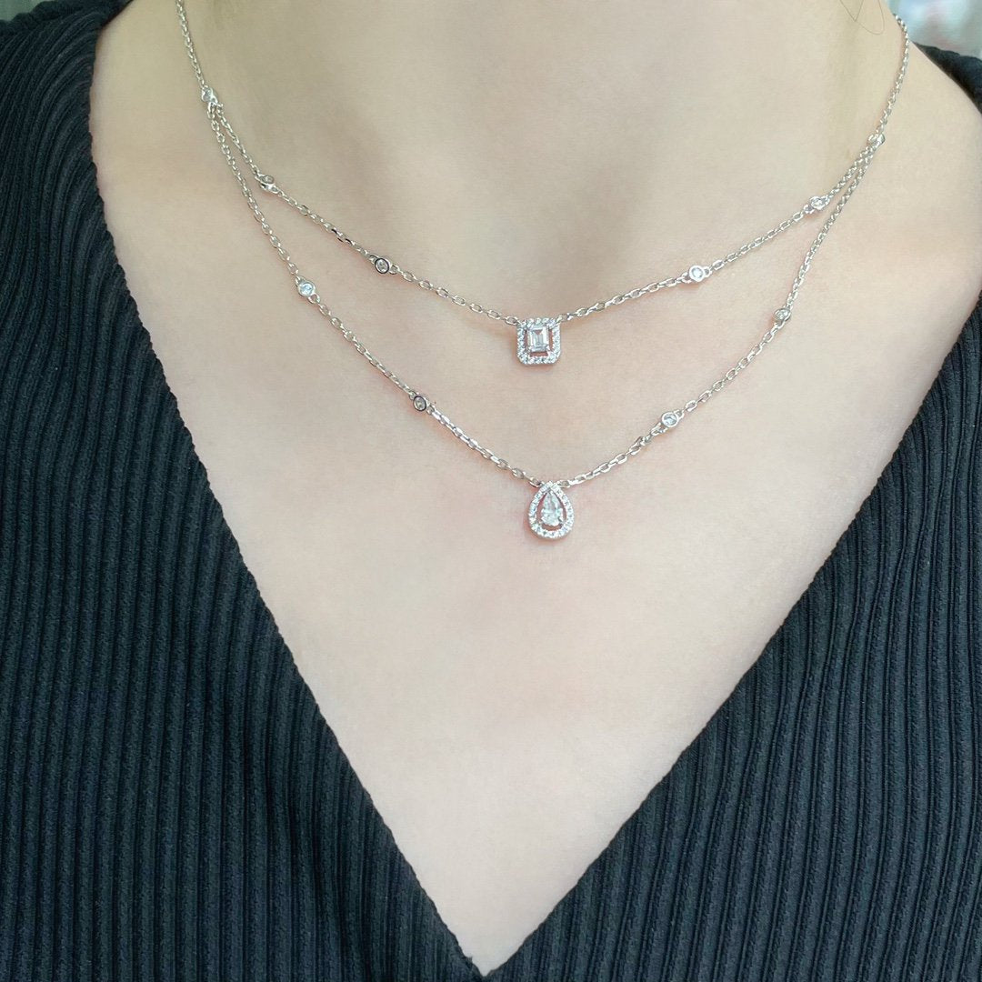 Messika My Twin 2 Row Cubic Zirconia Necklace