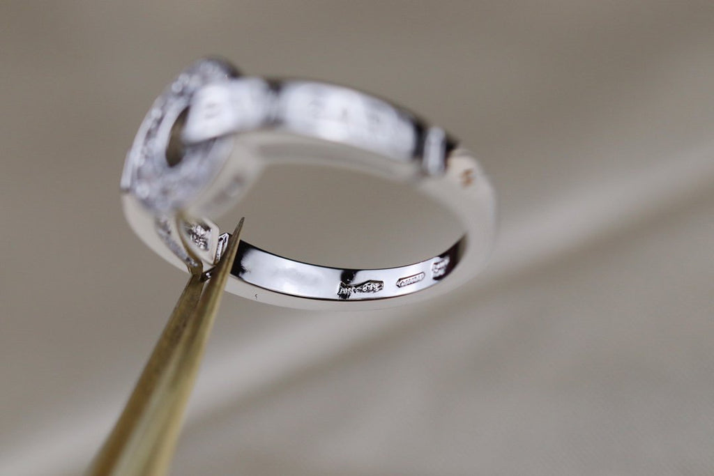 Bvlgari Silver Cubic Zirconia Ring
