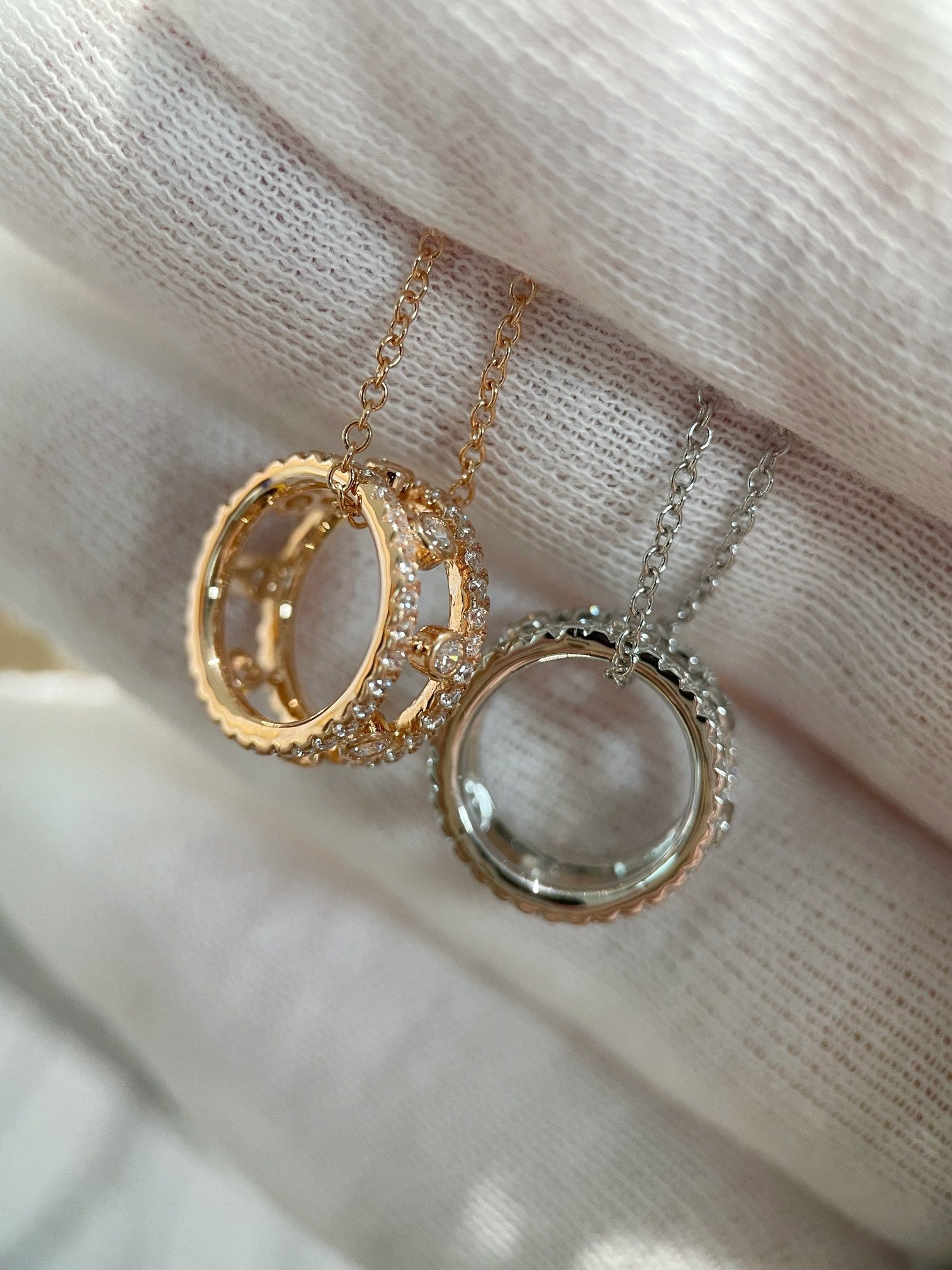 Chaumet Dewdrop Cubic Zirconia Necklace
