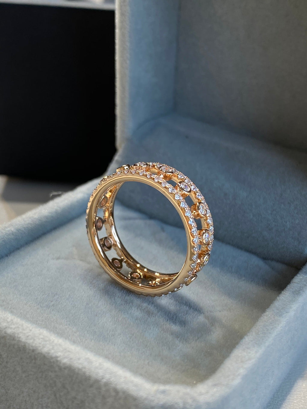 Chaumet Dewdrop Cubic Zirconia Paved Ring