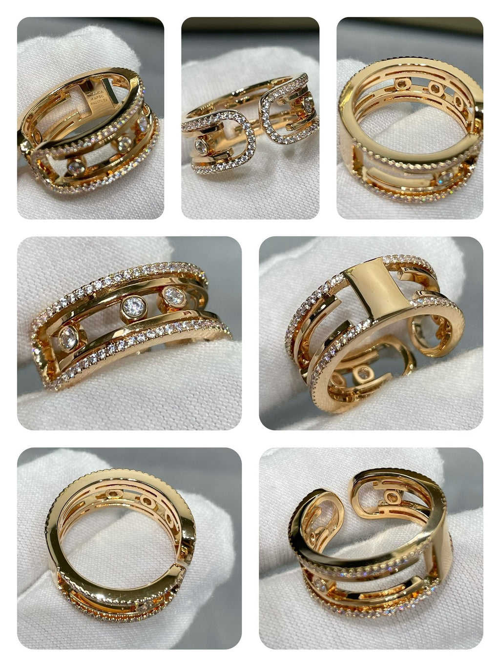 Messika Move 10th Cubic Zirconia Open Ring