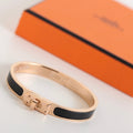 Hermes HM Kelly Black Bracelet