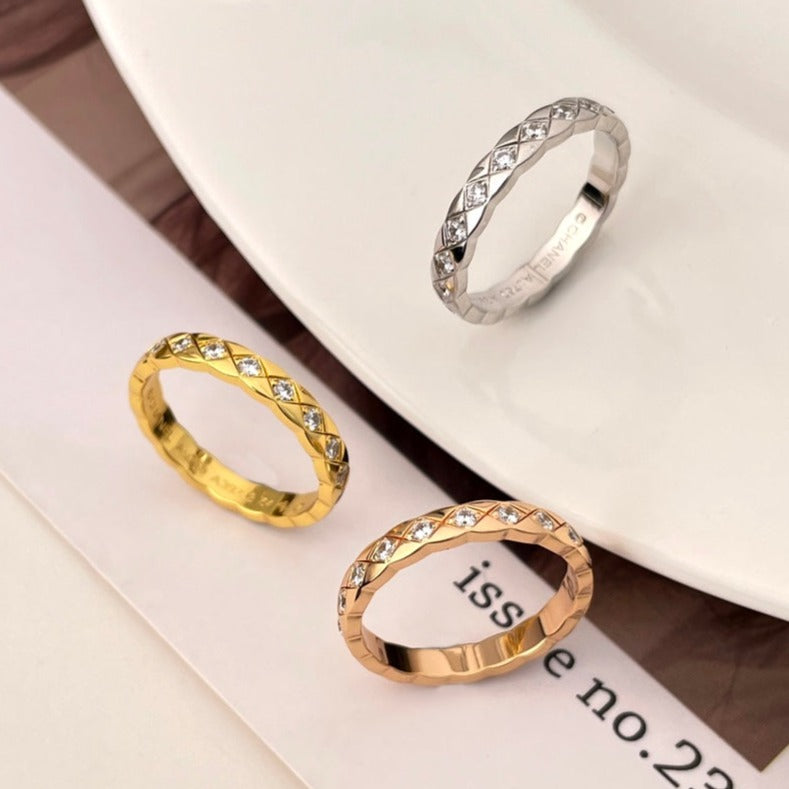 Chanel Crush Mini Classic Ring Cubic Zirconia