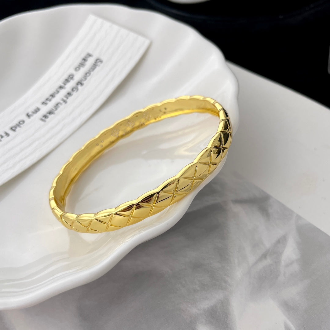 Chanel Crush Bracelet Quilted Cubic Zirconia