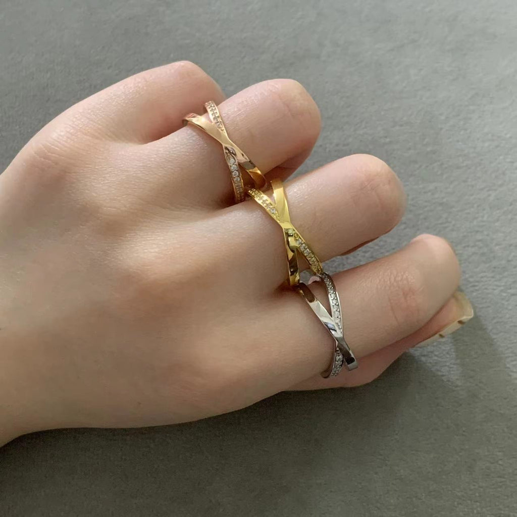 Tiffany Atlas X Cubic Zirconia Ring