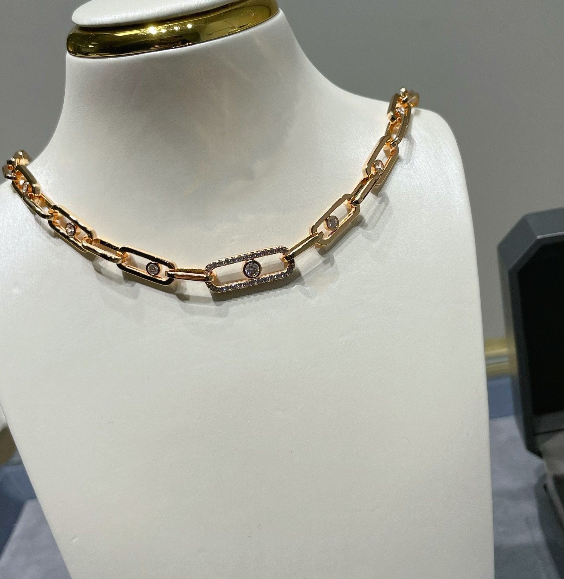 Messika Move Link Cubic Zirconia Necklace