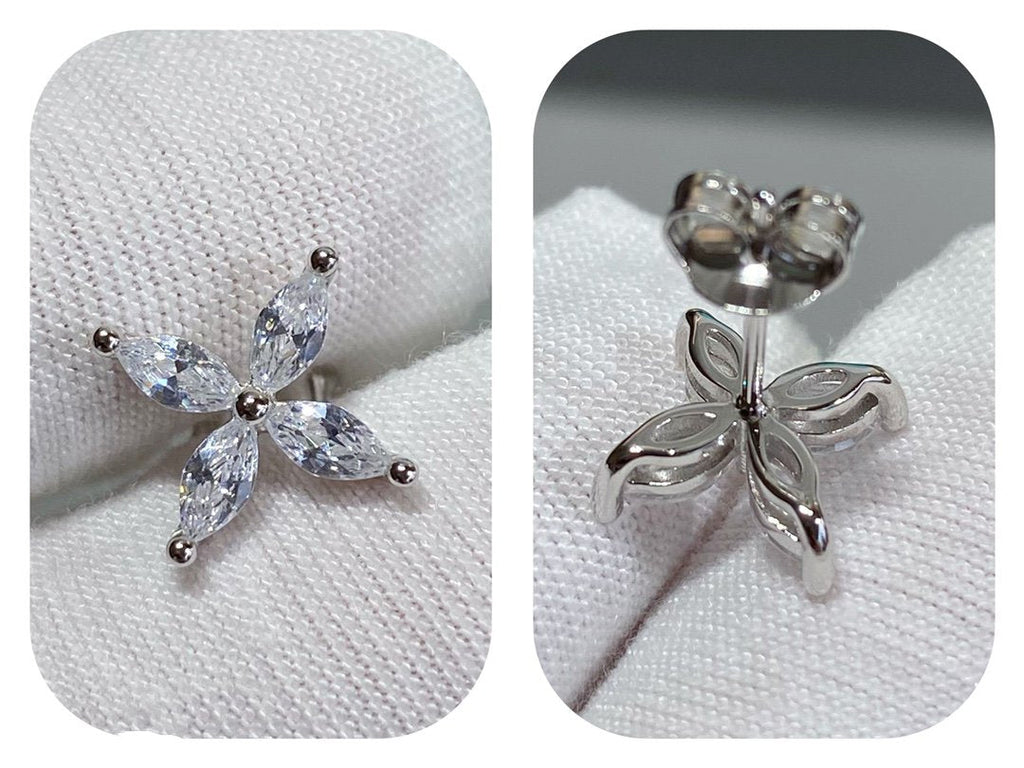 Tiffany Victoria Silver Cubic Zirconia Stud Mini Earrings