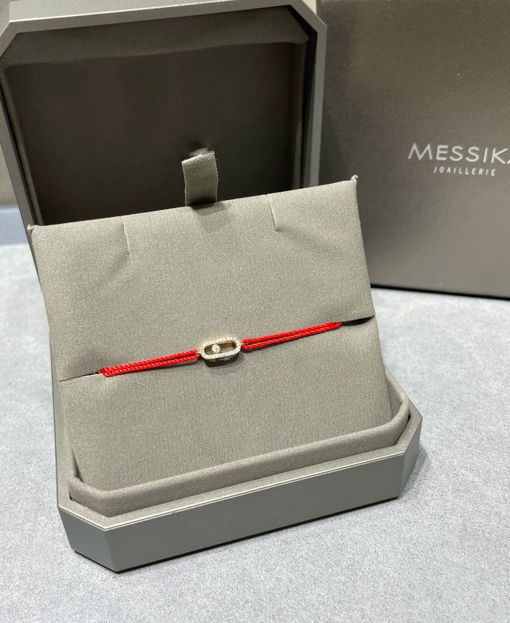 Messika Move Uno Cubic Zirconia Charm Red Cordieri