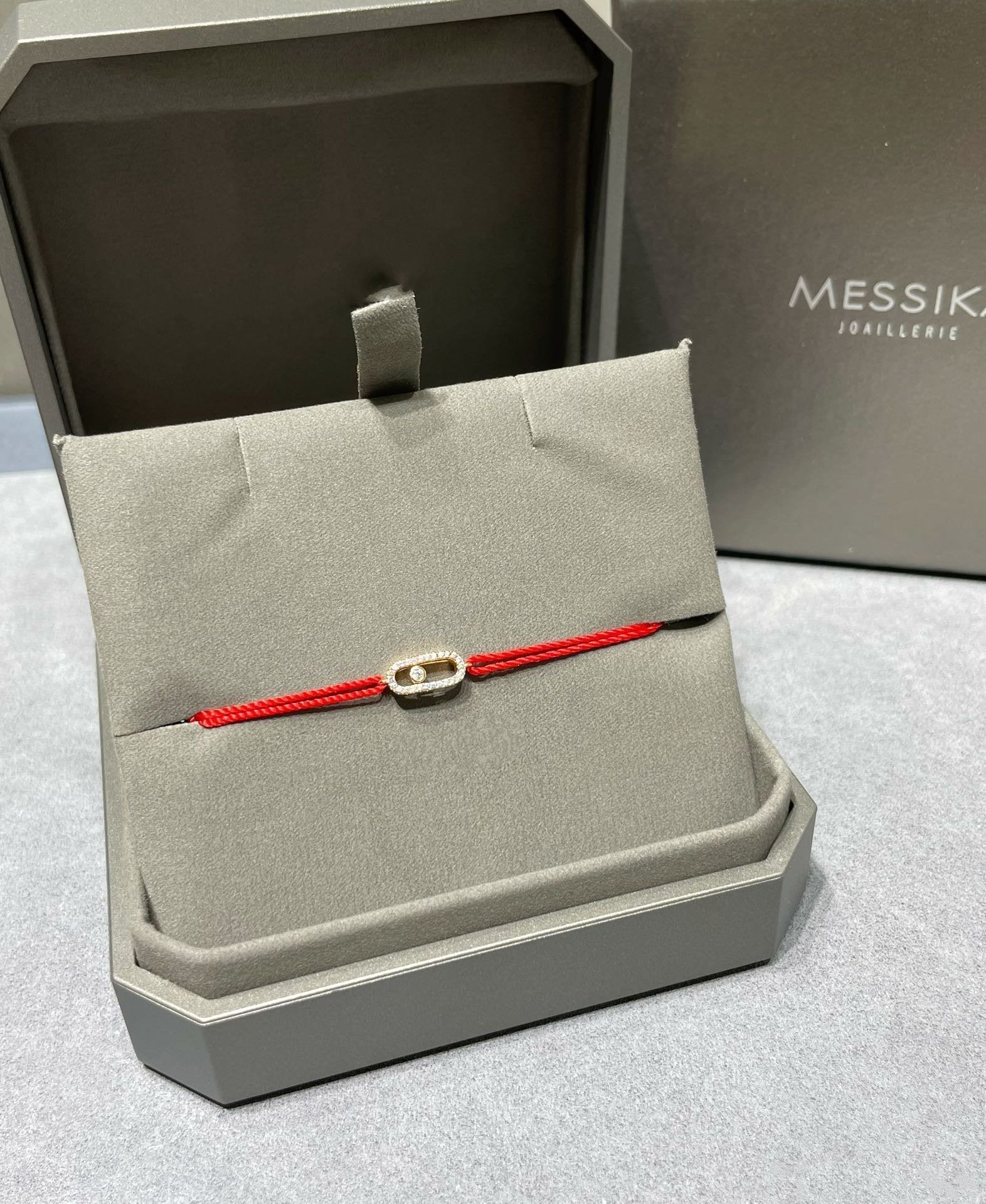 Messika Move Uno Cubic Zirconia Charm Red Cordieri