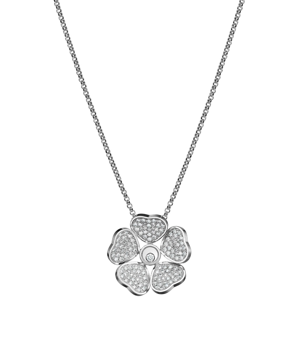 Chopard Happy Pendant Cubic Zirconia Necklace