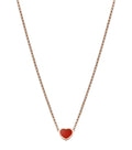 Chopard Heart Pendant Carnelian Necklace